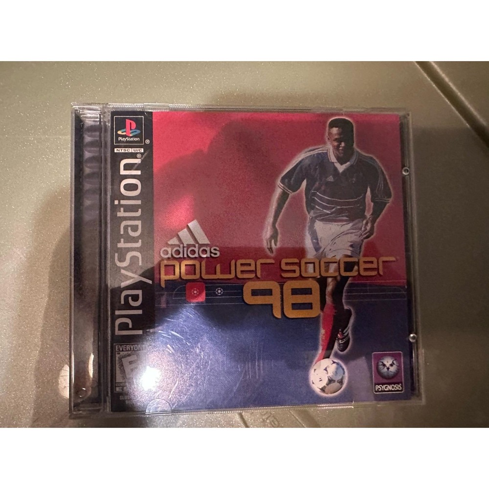 Adidas Power Soccer 98 ps1 Sony PlayStation 1 1998 Psygnosis Soccer Game